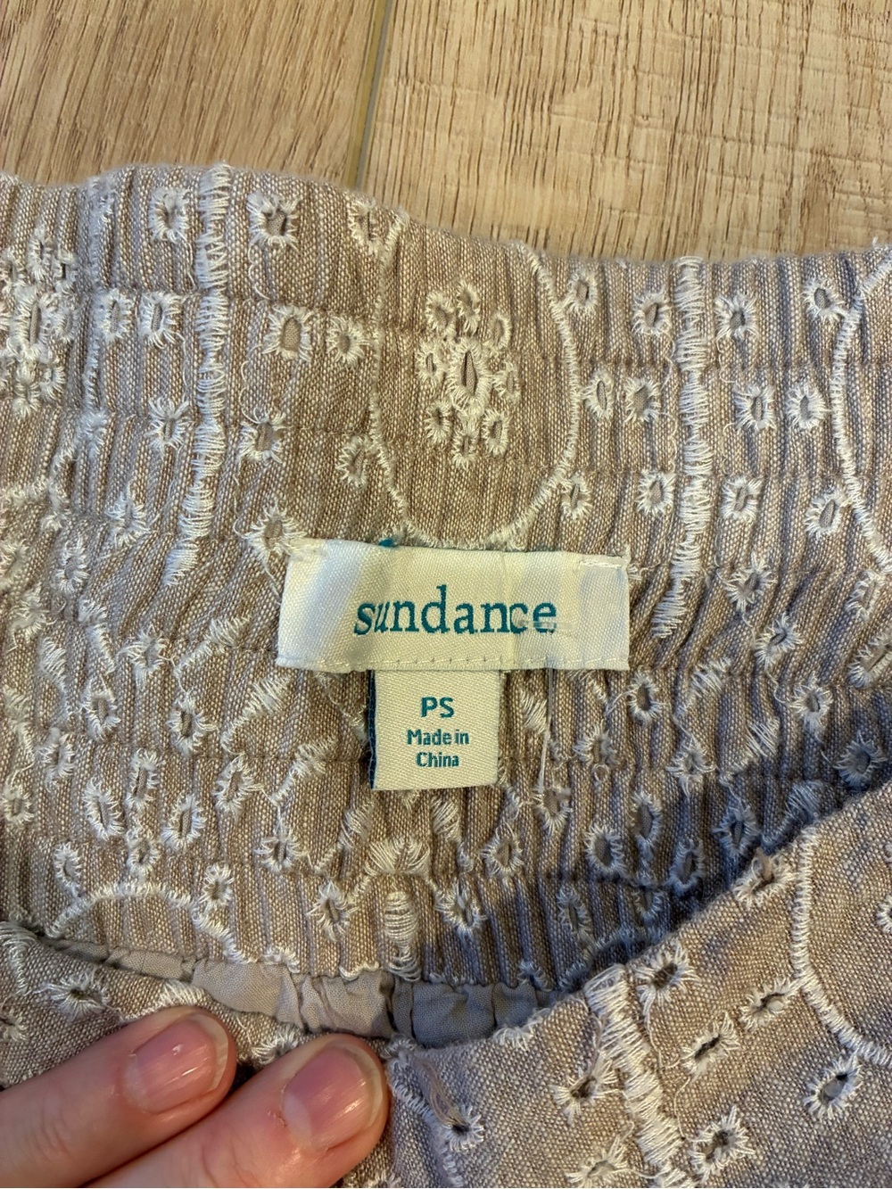 Sundance Petticoat pull on pants Bloomer Wide-Leg Beige Small Festival prairie - Picture 5 of 7